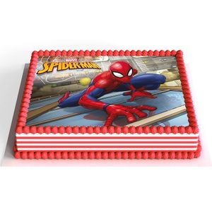 Spiderman Tortenaufleger Fondant - 14,8x21cm Geburtstag