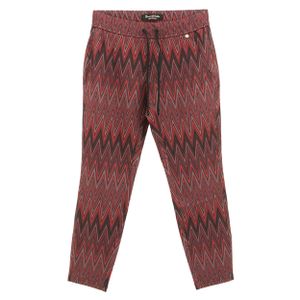 30852 Buena Vista, Jogg Pants 7/8,  7/8 Damen Jeans Hose, Jersey, rot schwarz print, M