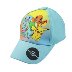 Pokemon Pikachu Glumanda Bisasam Shiggy Kinder Basecap – Blau / 56