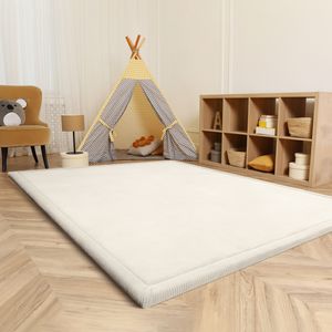 Kinderteppich Kinderzimmer Teppich Baby Spielteppich Flauschig Rutschfest Deko Grösse 160x220 cm