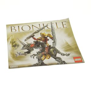 1x Lego Bionicle Bauanleitung Heft Titans Toa Lhikan & Kikanalo 8811