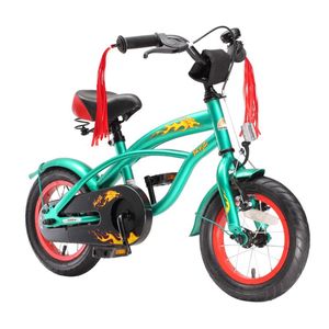 Bikestar Cruiser Kinderfahrrad 12 Zoll - Grün
