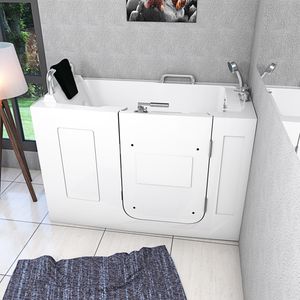 Senioren Sitzbadewanne Sitzwanne Badewanne mit Tür Pool S07-C-R 140cm