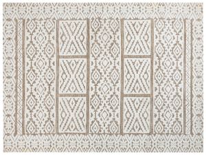 BELIANI Teppich Cremeweiß / Beige 300 x 400 cm Rechteckig Orientalisches Muster für Wohnzimmer Schlafzimmer Flur