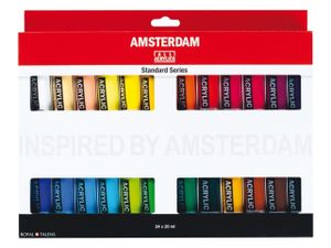 ROYAL TALENS Acrylfarbe AMSTERDAM Introset III 24 x 20 ml