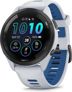 Garmin Forerunner 265 -46mm - biały/niebieski