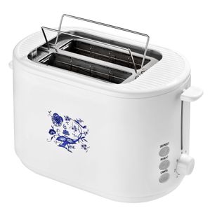 Efbe-Schott Toaster 2 Scheiben Brötchenaufsatz Zwiebelmuster 800W NEU*16231
