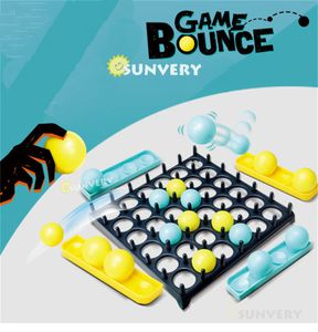 Bounce-Off-Spiel Springball Brettspielparty Tabletop Hüpfspiel Spielzeug für Kinder ab 3 Jahren