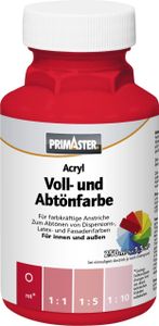 Primaster Voll- und Abtönfarbe 250 ml rot matt