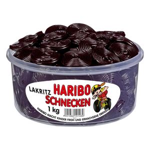 Haribo ślimaki z korzenia lukrecji classic veggie 1000g