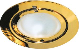 Paulmann Möbel Einbauleuchten Klipp Klapp max.20W 12V G4 75mm Gold/Stahlblech/Glas