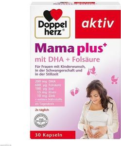Doppelherz Mum plus s Dha + kyselinou listovou Kapsule 30 kapsúl