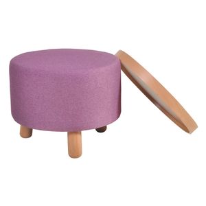 Molde Hocker Beistelltisch mit Tablett lila