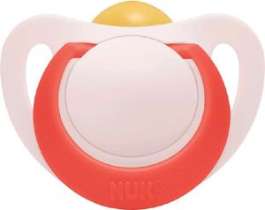 Cumlík latex NUK Star 18-36 m červený - 18-36 m