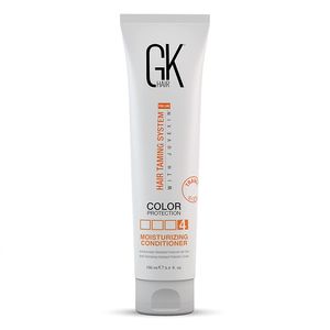 GK HAIR Global Keratin Moisturizing Conditioner (100 ml/3,4 Fl Oz) für feuchtigkeitsspendenden Farbschutz, trockene Schäden, lockiges, krauses, dünner werdendes Haar, repariert gefärbtes Haar, ohne organische Parabene, ohne Sulfat, für alle Haartypen