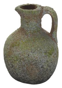 Deko-Gefäß Amphore 31 cm grün-grau
