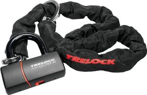 Trelock Loop LC 680 110/10 Fahrradschloss - Schwarz, 110 cm, Ketten-/Bügelschloss
