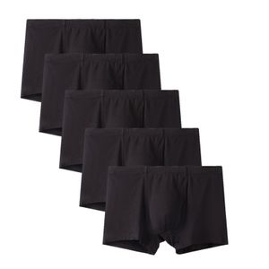 INF Bambus Herrenunterwäsche schwarz 5er Pack Unterhosen (Large) L