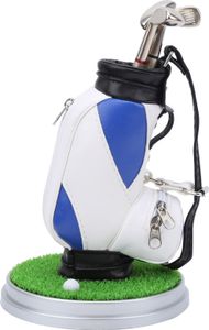 Golfový darček na stôl, golfový suvenír, sada držiakov na perá, držiak na pero na golfovú tašku, sada držiakov na perá na golf, držiak na pero na minigolfovú tašku