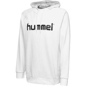 hummel GO Baumwoll Logo Hoodie Herren white M