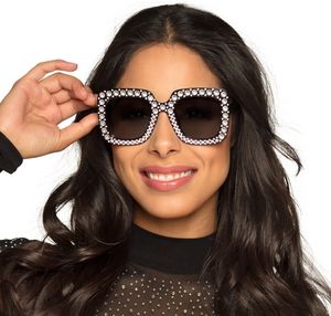 Bling Bling Partybrille schwarz