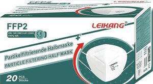1000x LEIKANG® FFP2 maska 5-vrstvová CE0598 biela