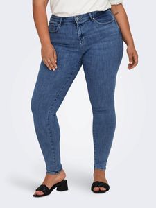ONLY CARMAKOMA Damen Skinny Jeans Mid Waist Curvy Plus Size Denim CARPOWER NEU - 42W / 32L