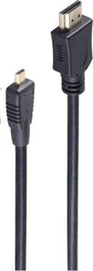 shiverpeaks BS77470-0.5-3 HDMI-Kabel 0,5 m HDMI Typ A (Standard) HDMI Typ D (Mikrofon) Schwarz (BS77470-0.5-3)