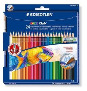 STAEDTLER ołówek akwarelowy Noris Club aquarell 24 szt. kartonik + 1 pędzelek