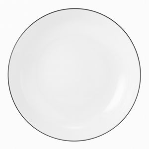 Seltmann Weiden Lido Black Line Suppenteller Rund 21 Cm 2 Stück - Pastateller Tiefer Teller Essschale