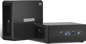 GEEKOM Mini PC Mini IT12, 12th Gen Intel i5-12450H Mini Computers(2  Cores,12 Threads) 16GB DDR4/512GB PCIe Gen 4 SSD Windows 11 Pro Desktop  Computer Support Wi-Fi 6E/Bluetooth 5.2/USB 4.0/2.5G LAN/8K 