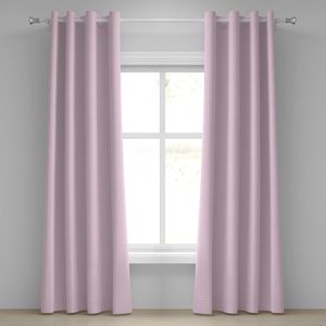 ABAKUHAUS Punktmuster Ösenvorhang, Kleine Retro Polka Dots Vintage Style Braut Kinderzimmer Kinderzimmer Muster, Dekorative 2-Panel-Fenstervorhänge, 280 cm x 245 cm, Weiß Rosa