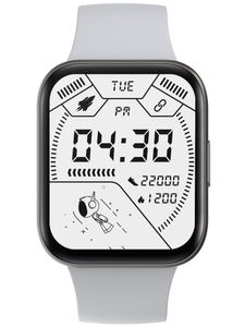 Smarty 2.0 SW033B Chytré hodinky Unisex gumové šedé