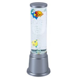 RGB LED Wassersäule mit Deko-Fischen, Farbwechsler