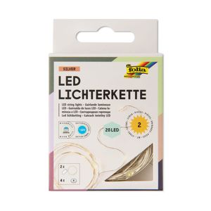 2 folia Mini LED 20er LED Lichterketten weiß 2,2 m