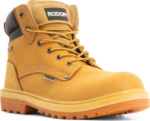 RODOPI Airgee-Ranger S3 SRC Arbeitsschuhe für Herren und Damen Wildleder Gr.43 Sicherheitsschuhe durchtrittsicher EN ISO 20345:2011 Stahlkappenschuhe
