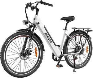 ESKUTE E-Bike Polluno Plus 28 Zoll E-Hollandrad mit Drehmomentsensor, 720Wh Samsung Akku und Bafang Motor, Tiefeinsteiger Ebikes bis zu 120km Lange Reichweite