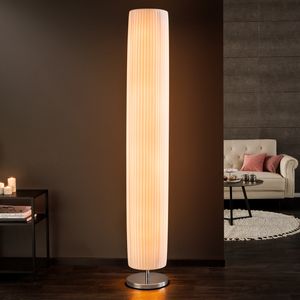 Elegante Stehlampe SALONE 195cm weiß Modern Design Stehleuchte Standleuchte Wohnzimmerlampe