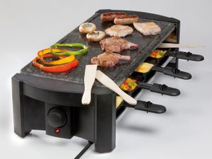 Steingrill Raclette Set DOMO DO9039G Tischgrill