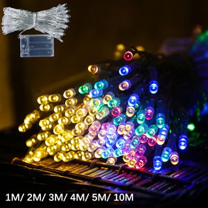 3M 30LEDs LED Lichterkette Batteriebetrieben Batterie Innen Weihnachtslichterkette Weihnachtsbeleuchtung Party Hochzeit Deko, Bunt