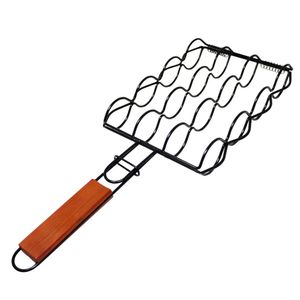 ToCi Maiskolbenhalter Grillwender für Maiskolben aus Metall | Grillzubehör Maiskolbengriller mit Holzgriff ToCi Maiskolbenhalter Grillwender für Maiskolben aus Metall | Grillzubehör Maiskolbengriller mit Holzgriff