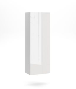 Domando Hängeschrank Levico M2 Modern für Wohnzimmer Breite 40cm, grifflos, Hochglanz, Weiß Matt und Weiß Hochglanz