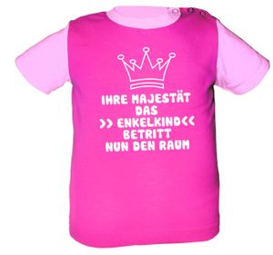 Baby Shirt Multicolor (Farbe pink-rosa) (Größe 110-116) Ihre Majestät das Enkelkind