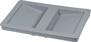 Hailo Deckel 209x240x25mm hellgrau für Inneneimer 10L 1068589 Einbau-Abfallsammlersystem Cargo-Basic und Raumspar-Tandem Einbauvarianten mit Auszugsystem