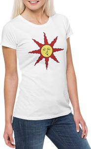 Urban Backwoods Dark Soul Sun, Damen T-Shirt, Farbe: Weiß, Größe: XS
