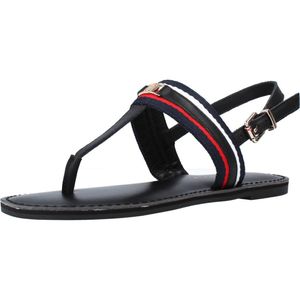 TOMMY HILFIGER CORPORATE TH WEBBING FLA Schwarz