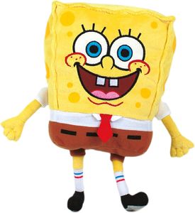 Sponge Bob Schwammkopf Spongebob Kuscheltier XXL 20 cm Plüschtier Stofftier Geschenk für Mädchen Jungen und Kinder (Spongebob)