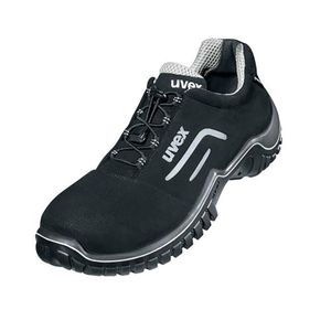 uvex motion style Halbschuhe S2 schwarz, silber Weite 11 Gr. 44