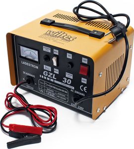 Wiltec nabíječka baterií 12V 24V 16A, nabíječka pro motocykly, osobní a nákladní automobily, nabíječka baterií WBL-GZL30 s rychlonabíjením