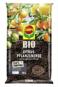 COMPO BIO Zitruspflanzenerde 10 l torffrei